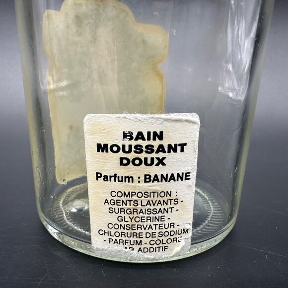 Vintage Bain Mousse Apothecary Jar 1960s Green Vanity Decor Mid Century Storage - Picture 7 of 12